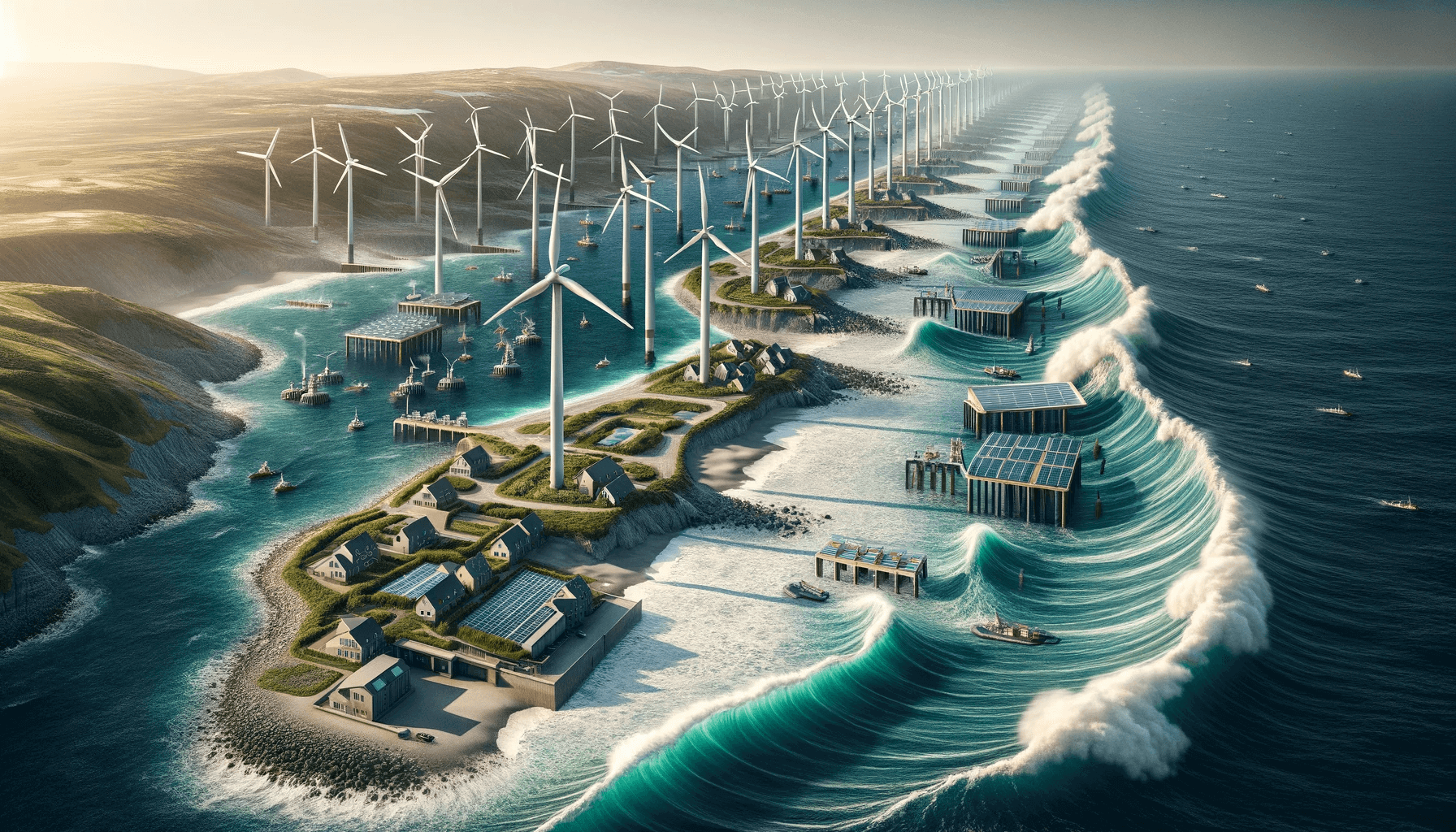 wind turbines